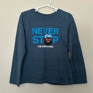 The North Face “Never Stop” long sleeve tee